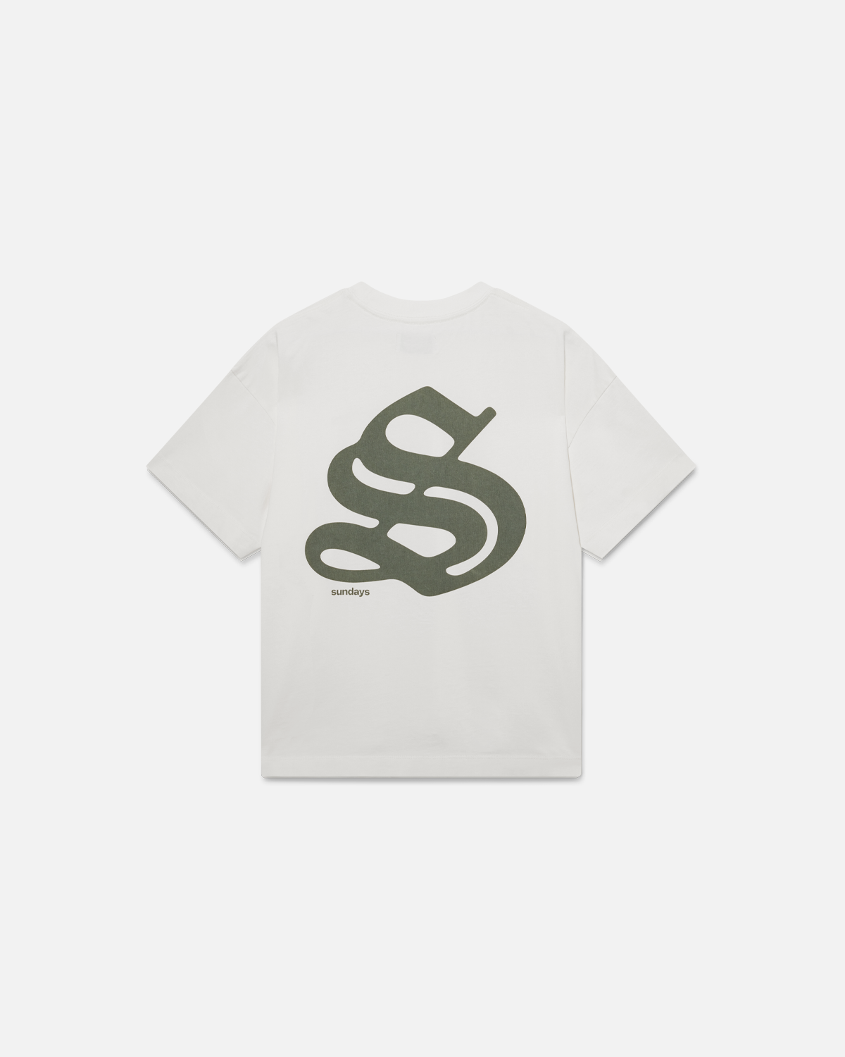 S Tee - White – sundays.xyz