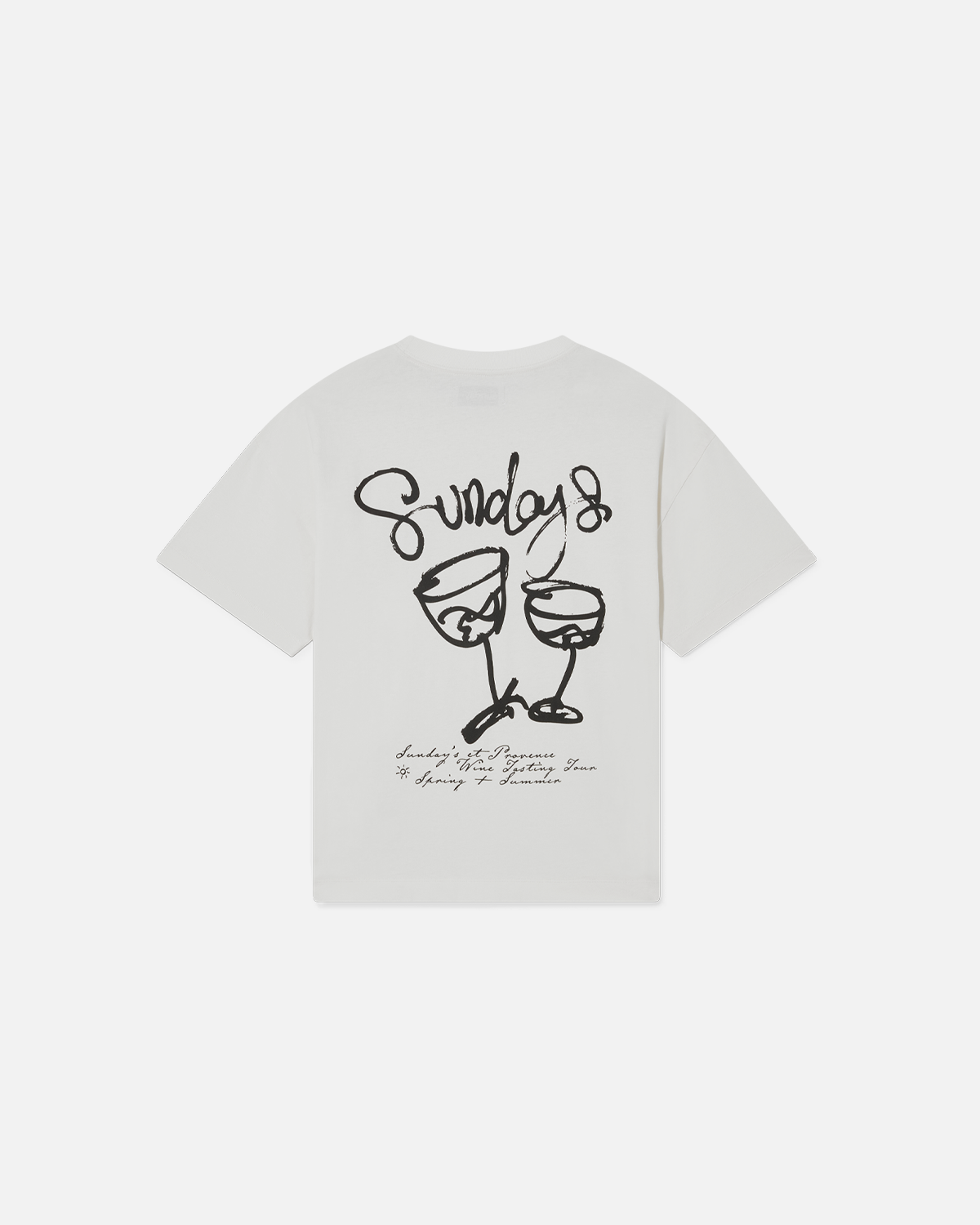 Provence Tee - White – sundays.xyz