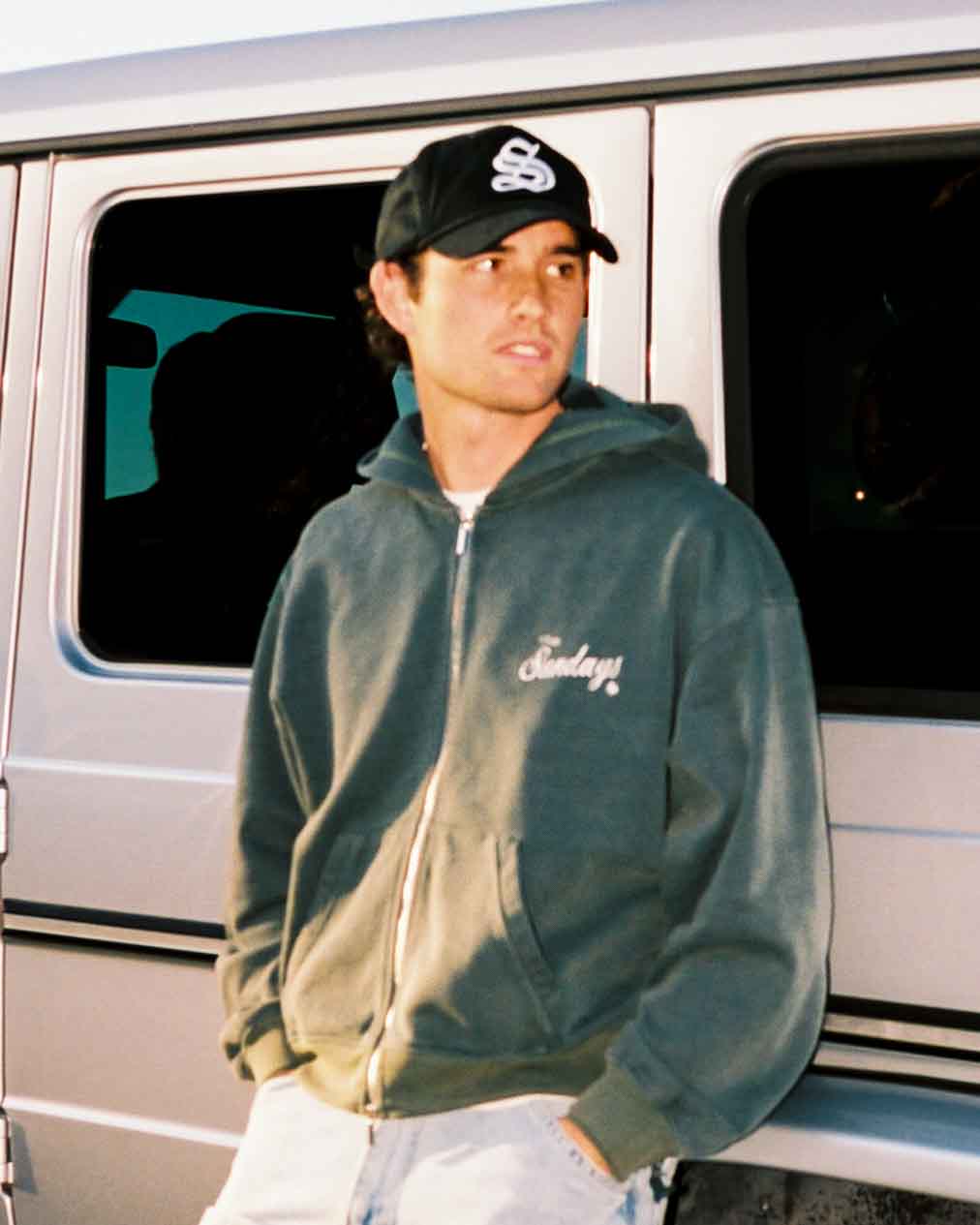 Cinch Hoodie - Sage