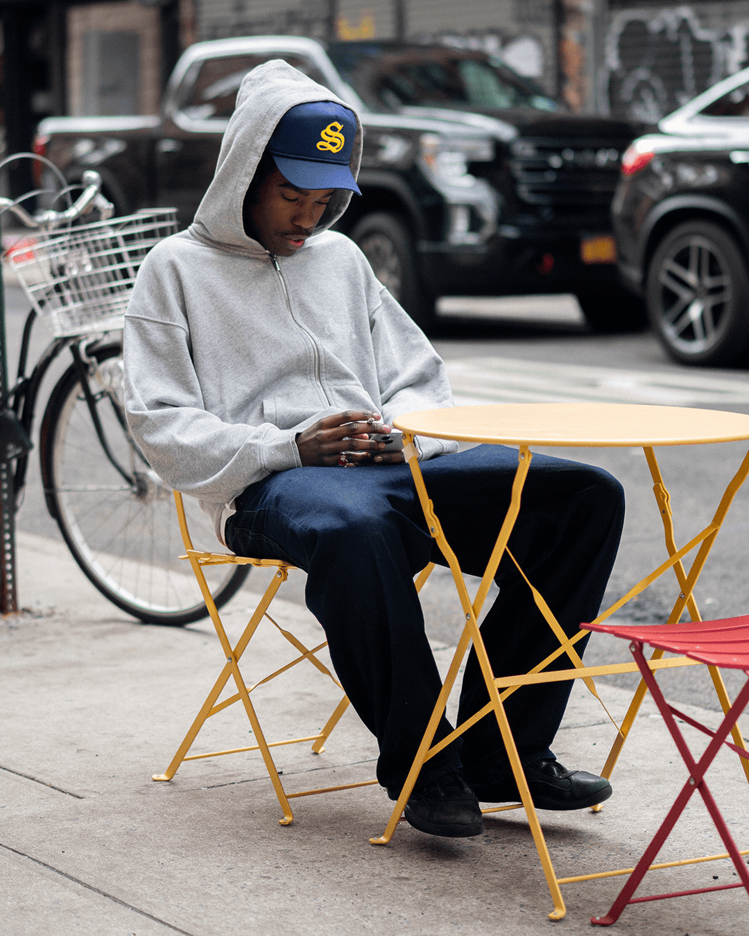Cinch Hoodie - Grey – sundays.xyz Cinch Hoodie - Grey – sundays.xyz