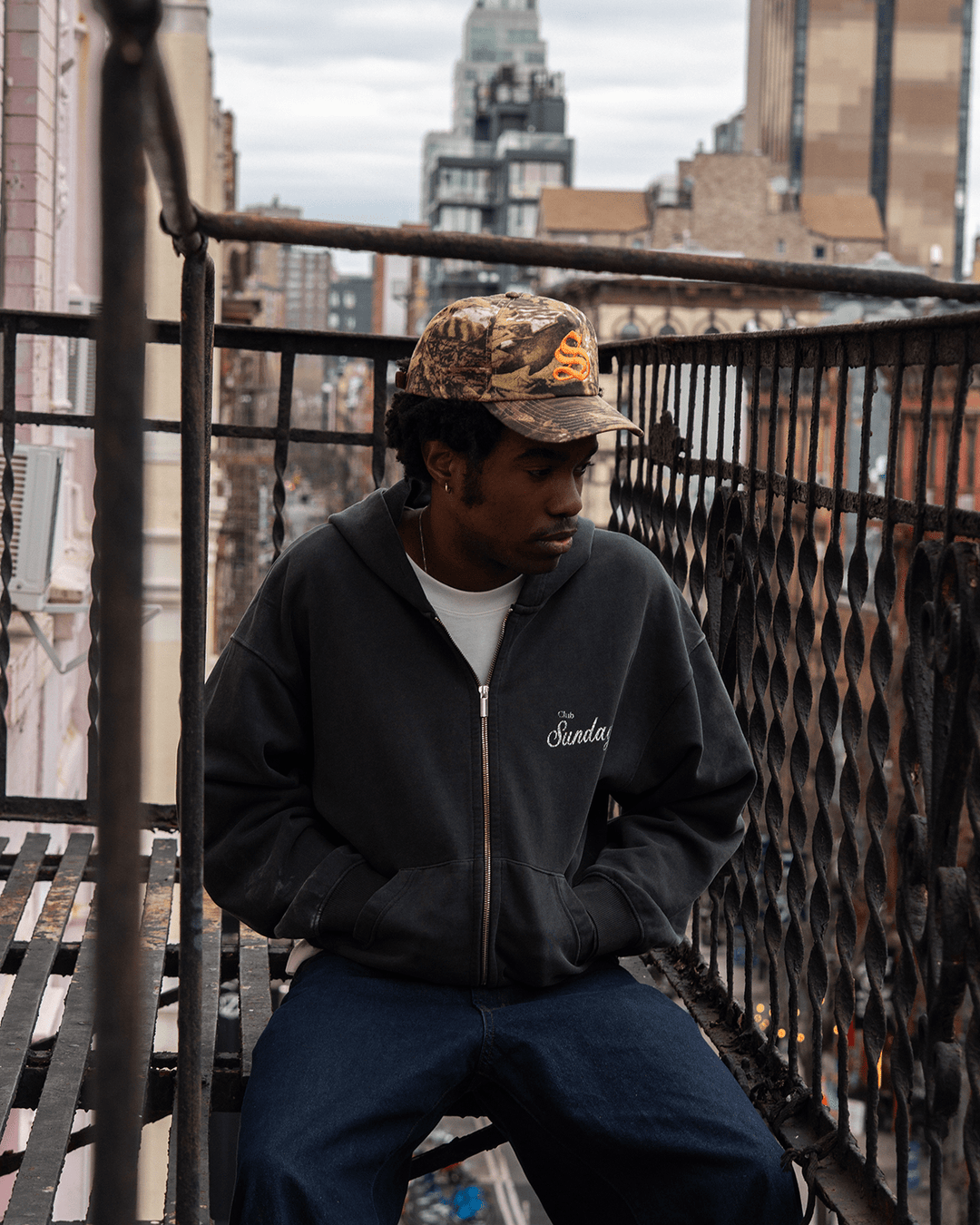 S Cap - Leaf Camo