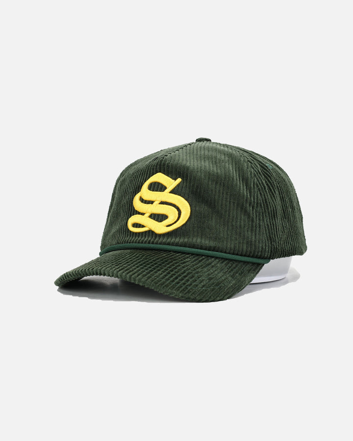 S Cap - Green Cord