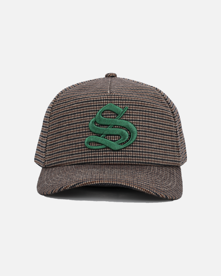 S Cap - Houndstooth