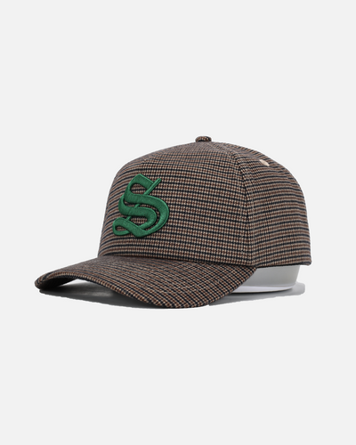 S Cap - Houndstooth