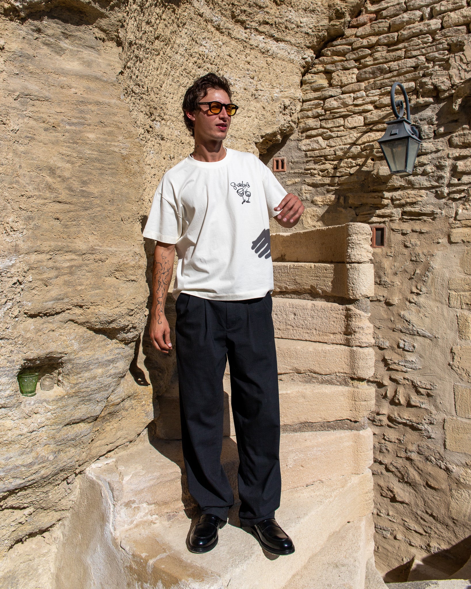 Provence Tee - White – sundays.xyz