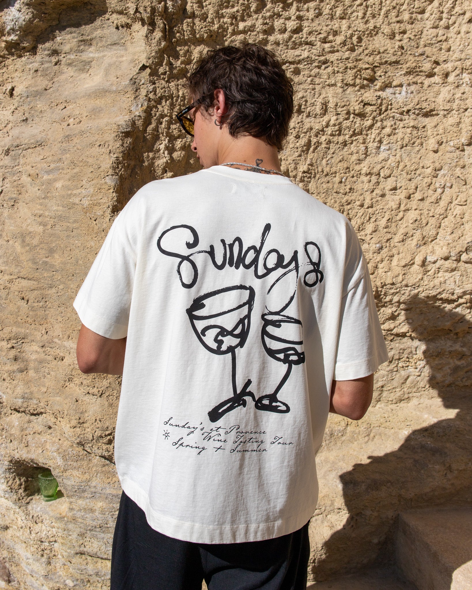 Provence Tee - White – sundays.xyz