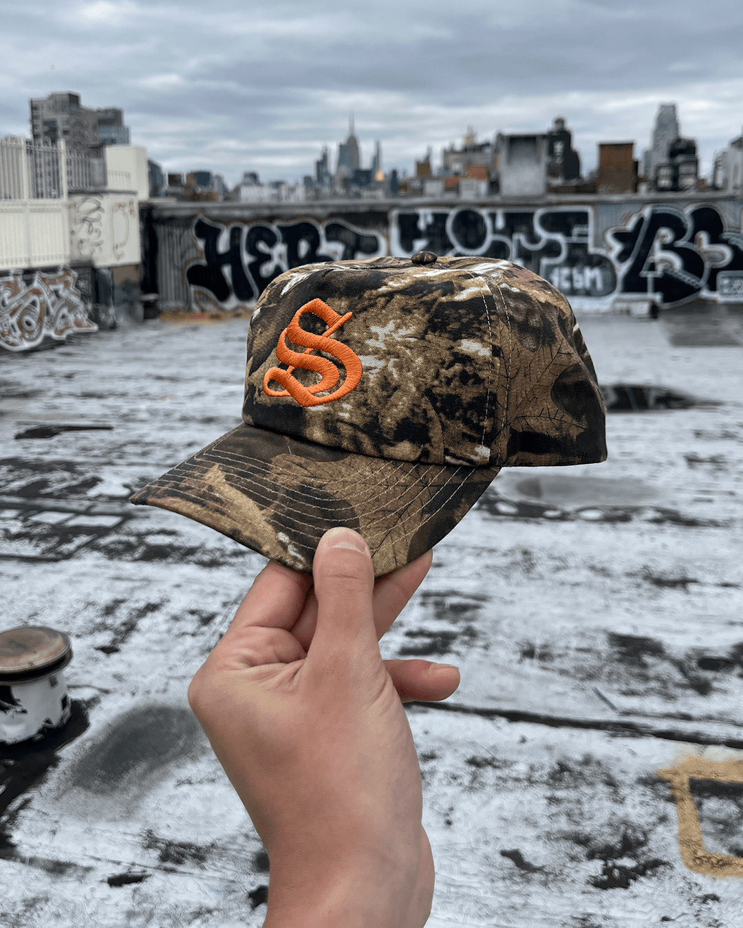 S Cap - Leaf Camo