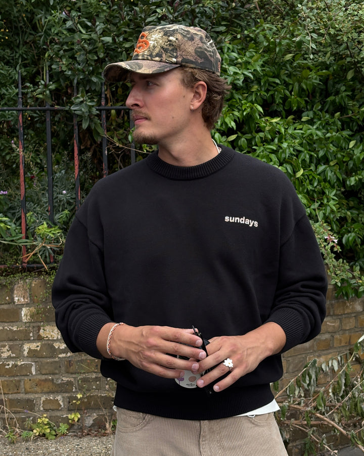 S Knit - Black