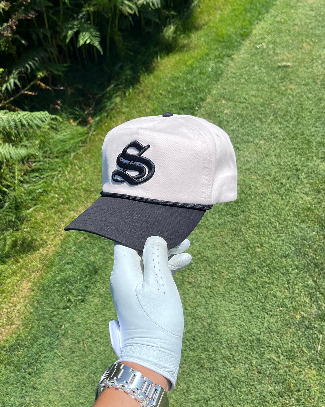 S Cap - Two Tone Black