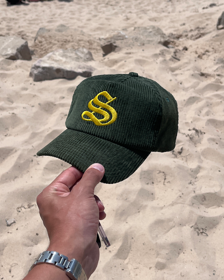 S Cap - Green Cord