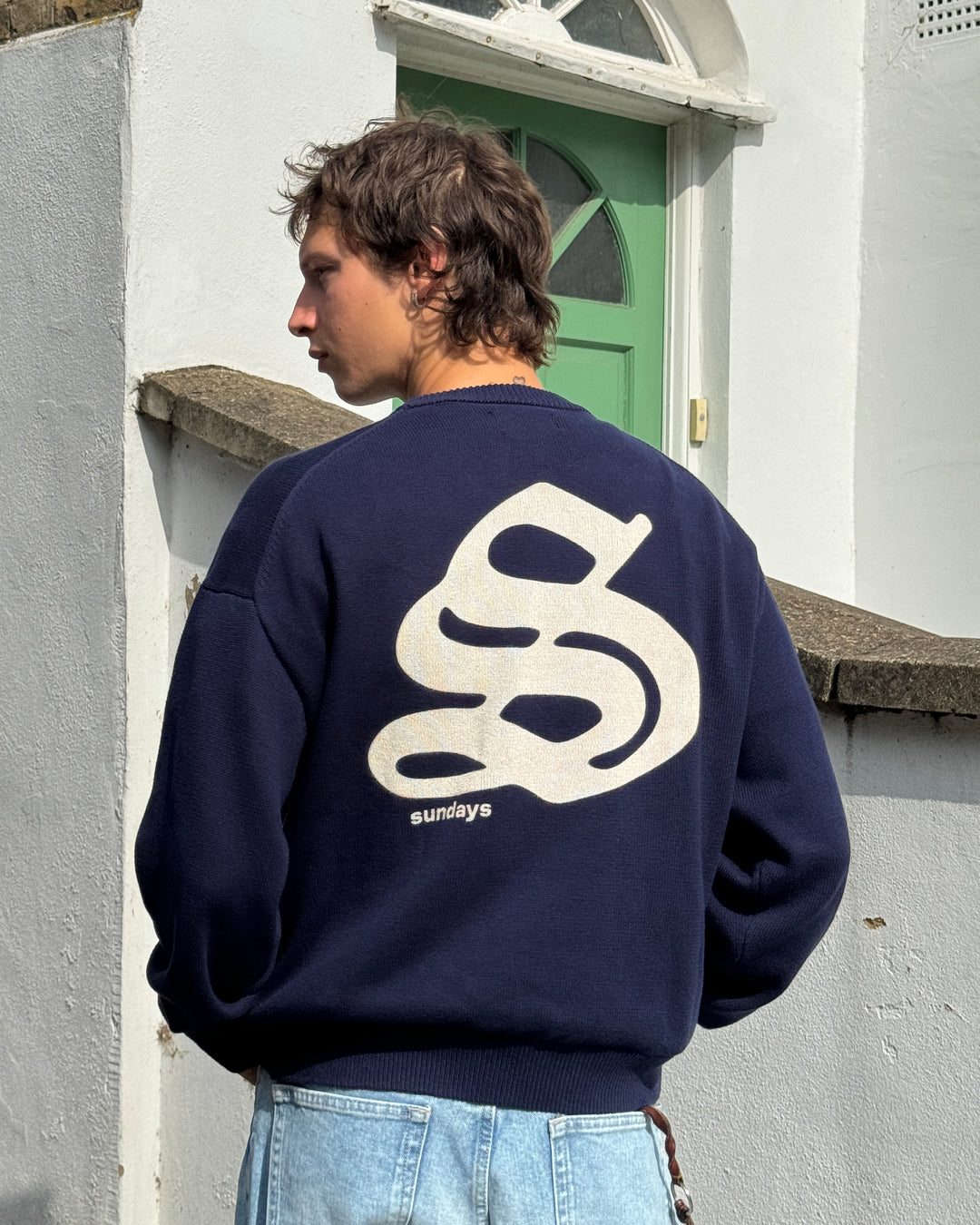 S Knit - Navy