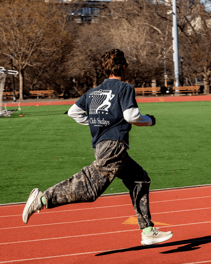Track Tee - Navy