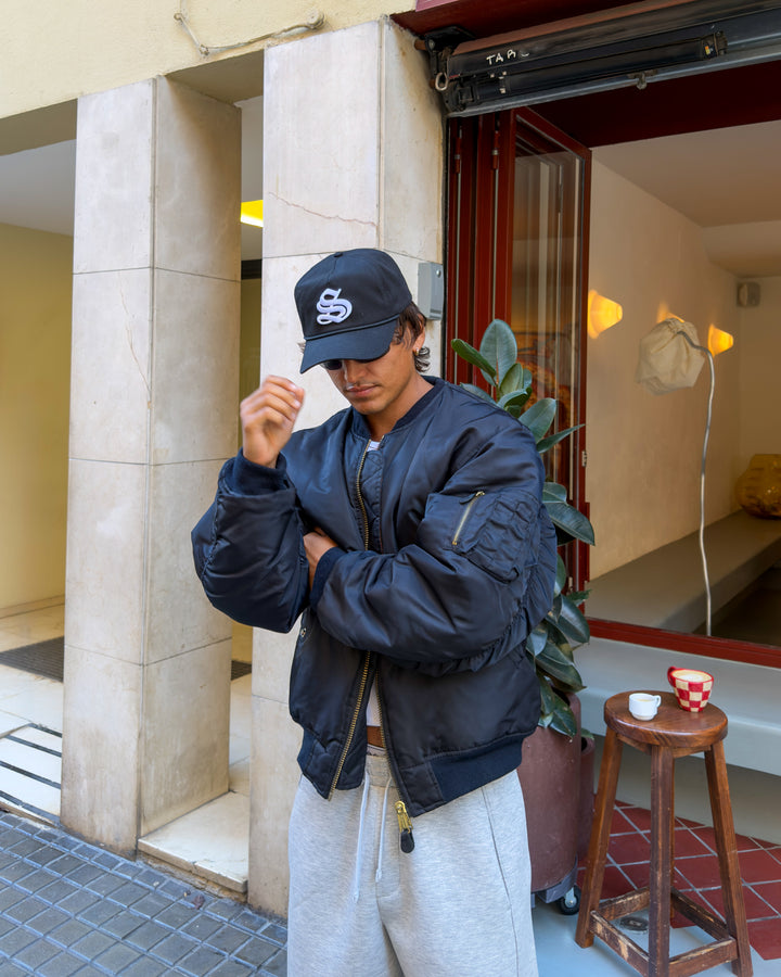 S Cap - Black