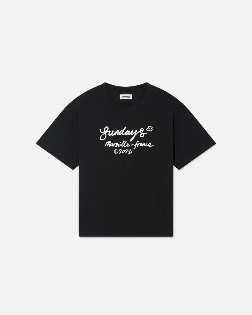 Marseille Tee - Black – sundays.xyz