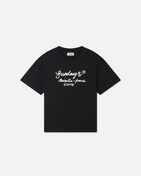 Marseille Tee - Black – sundays.xyz