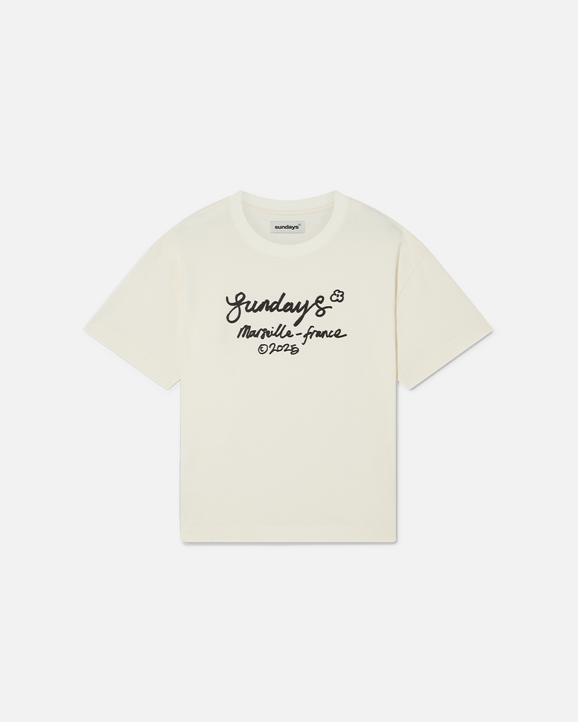 Marseille Tee - White – sundays.xyz
