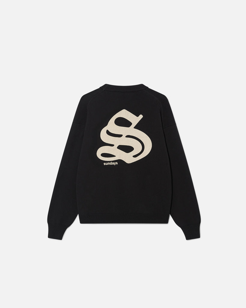 S Knit - Black – sundays.xyz