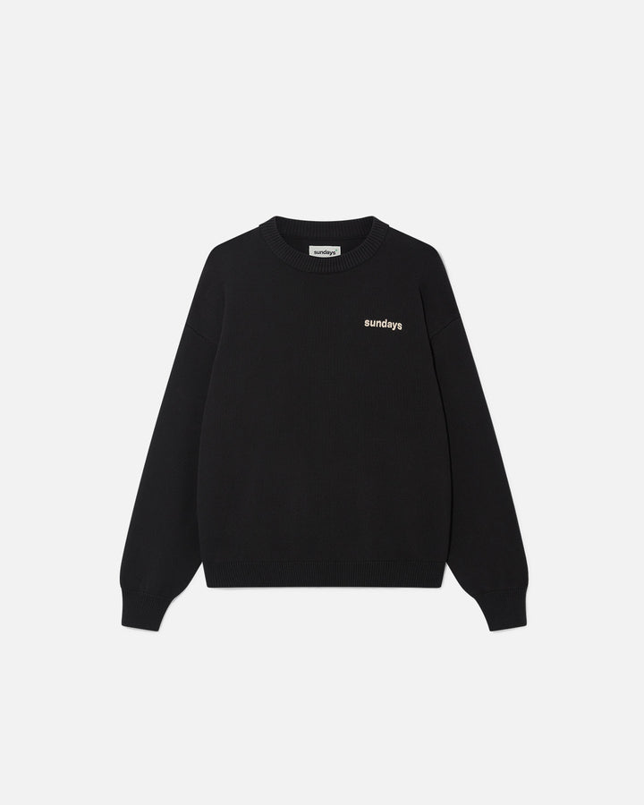 S Knit - Black