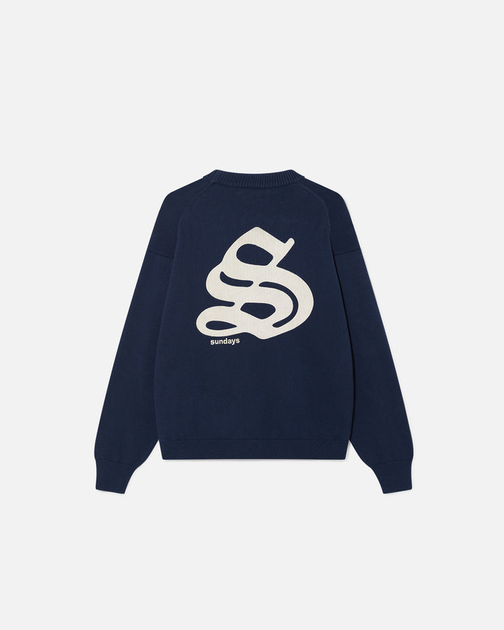 S Knit - Navy