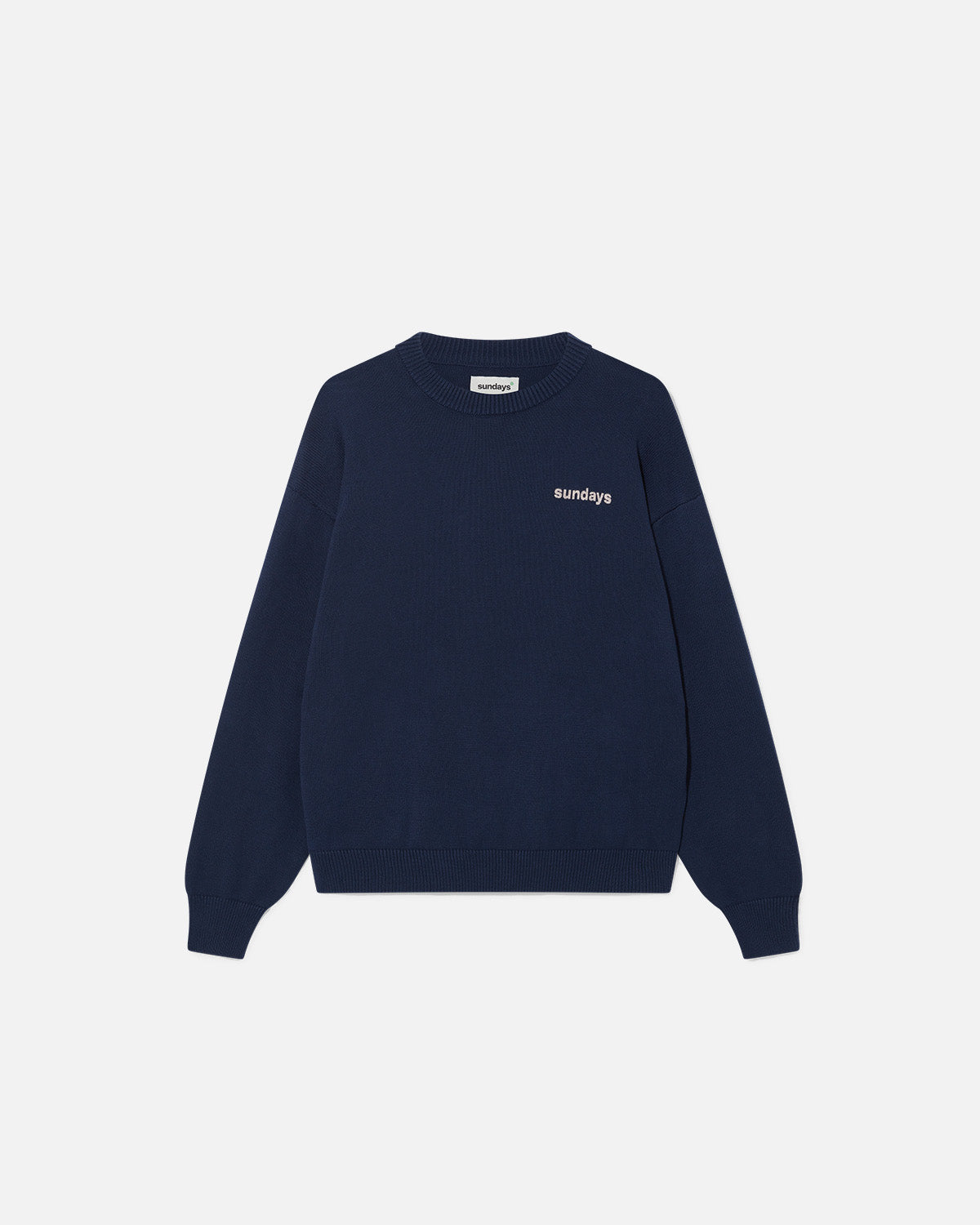 S Knit - Navy – sundays.xyz