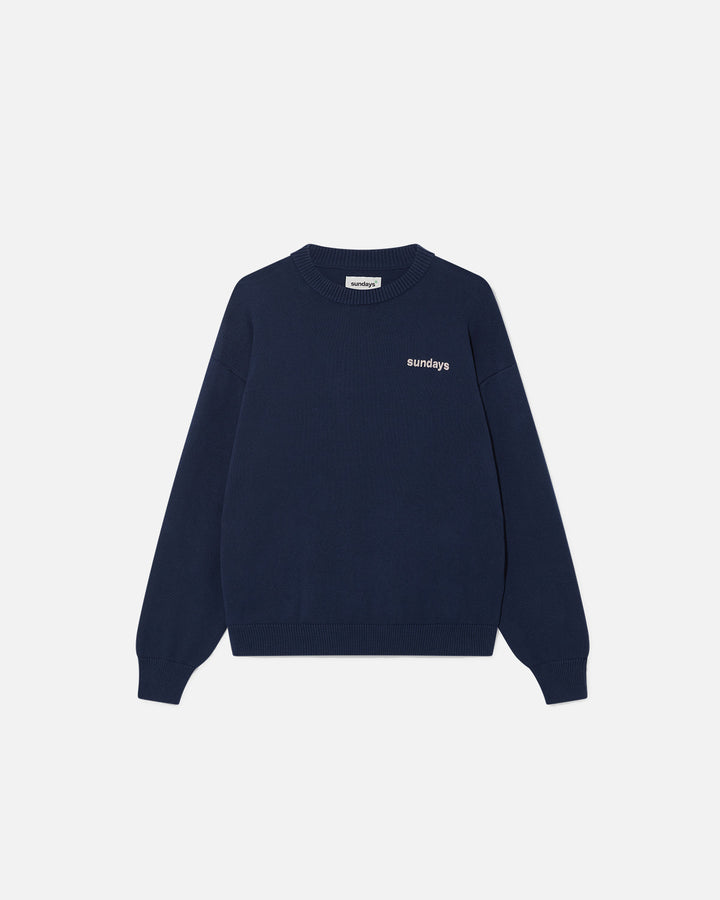 S Knit - Navy