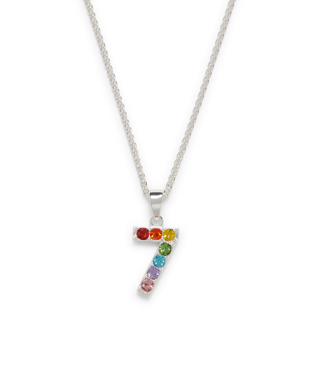 rainbow seven necklace