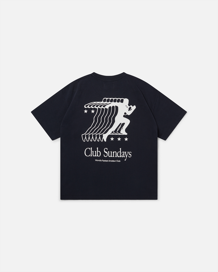 Track Tee - Navy