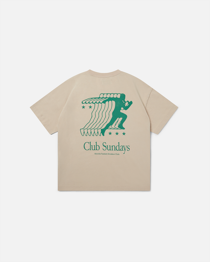 Track Tee - Oat