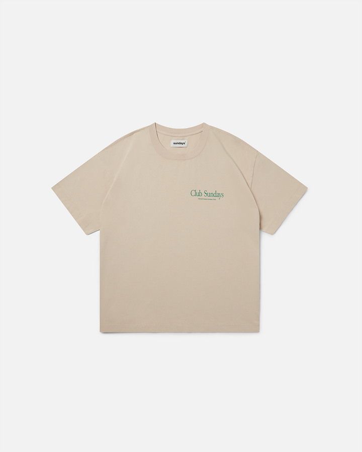 Track Tee - Oat