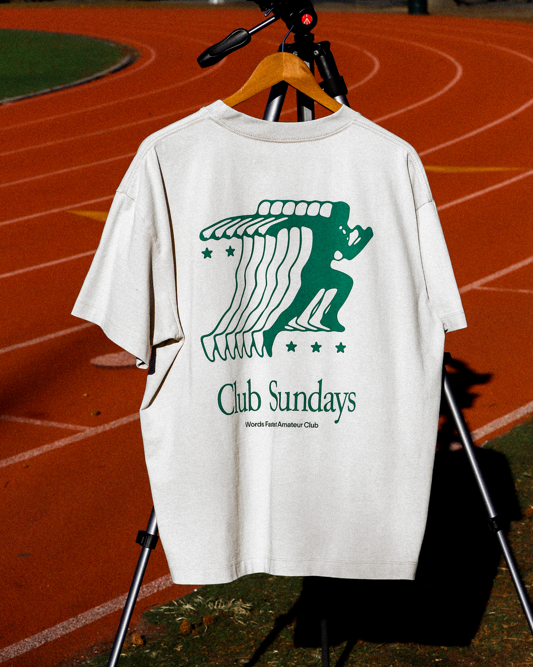 Track Tee - White